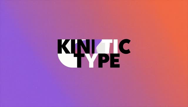 20 KINETIC TYPE:キネティックタイポグラフィ